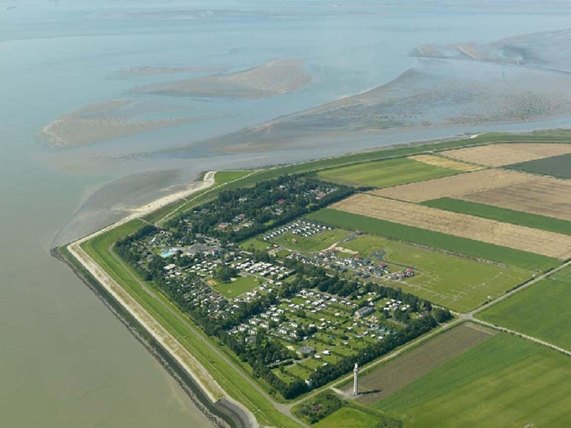 Campingplatz Scheldeoord Zeeland Neben Einem Sandstrand Baarland Exterior foto